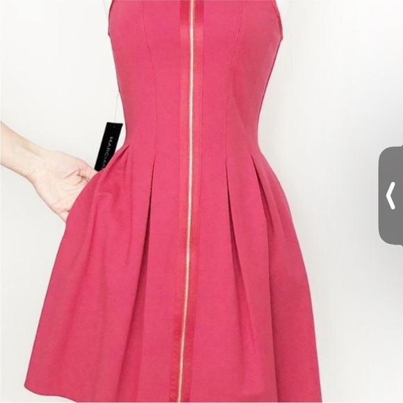 Marciano XS zip dress pockets NWOT - Picture 3 of 7